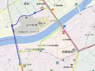 阪急下新庄駅からのアクセス1